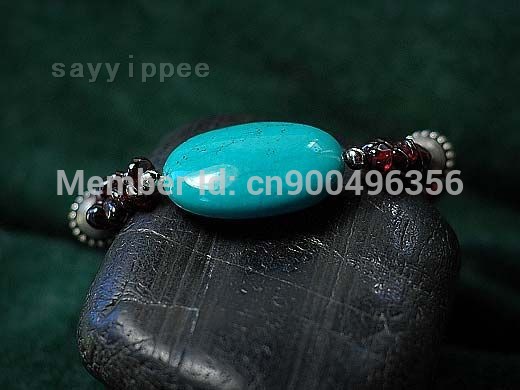 Fine silver turquoise bracelet fashion girls Bracelet Jewlery DH 121