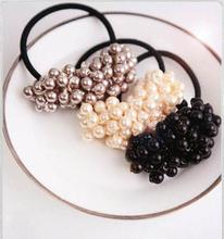 Craft woven beads elastic hair ring Headband Hair rubber for Women hair Accessories Hair Ornaments Free