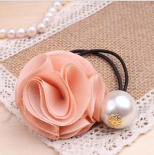 flower and Simulated pearl elastic Headband Hair rubber for Women hair Accessories Hair Ornaments Free Shipping