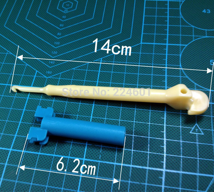 Replacement Hook Tool w Mini Loom Template for Loom Rubber Bands Crafts FREE SHIPPING 
