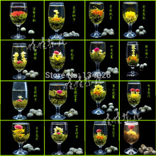 16 Kinds of Handmade Blooming Flower Tea Chinese Ball blooming flower herbal tea Artistic the tea