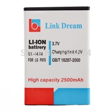 BL-44JN High Quality 2200mAh Mobile Phone Rechargeable Replacement Battery for LG P970 / MS840 / L5 / E610 / E615 / E612