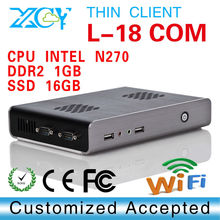 thin client mini pc N270, 6*USB 2.0 PORT, XCY L-18 Top Spec Mini Pcs