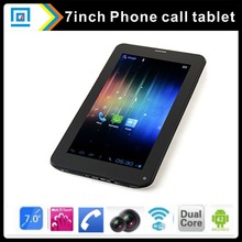 2014 new model 7inch allwinner A23 dual core Q88 phone call GSM SIM 2G bluetooth android