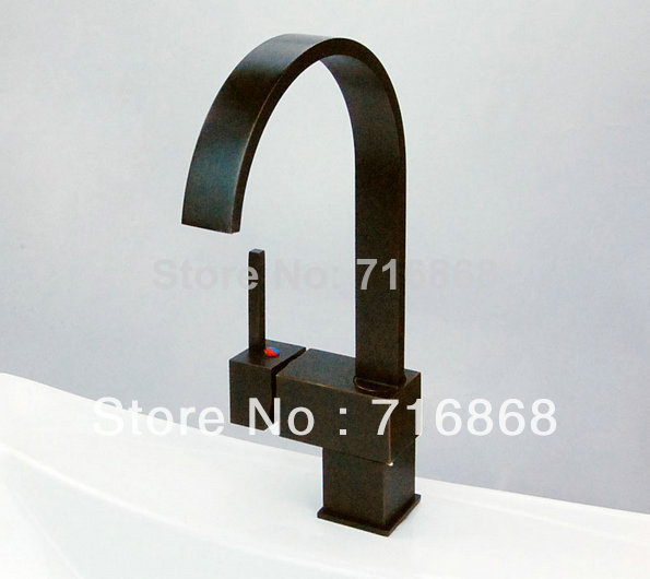 S 003 Construction Real Estate Oil Rubbed Bronze Finish Swivel Kitchen Sink Faucet Mixer Tap