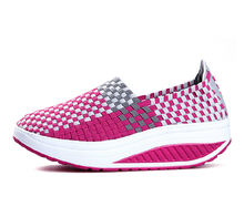 Free of charge 2014 cargo net surface in summer shoes for women Hand-woven shake shoes lightweight running shoes