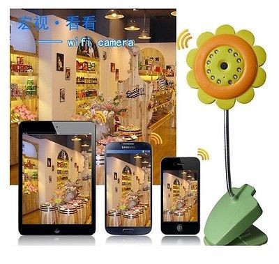Free Shipping Baby Monitor Wifi IP Camera DVR Night Vision Mic For IOS System Andriod Smartphone
