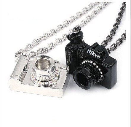 Sunshine jewelry store fashion Necklaces Pendants Hot Sale Lovely NIKON Camera Necklace For Women