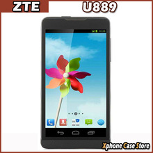 Original New ZTE U889 LC1813 Quad Core Mobile Phone Android 4.2 512M RAM 4GB ROM 5″ TFT Capacitive Screen 5MP Camera GPS GSM