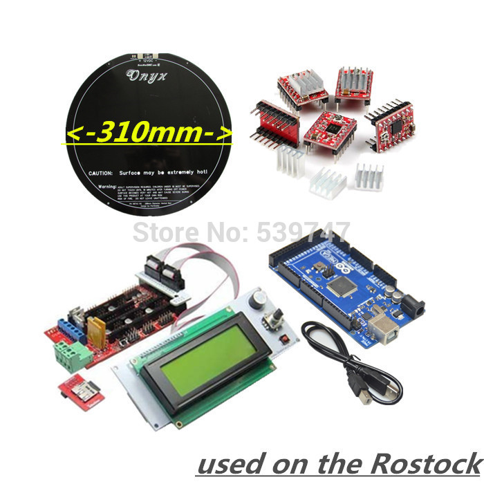 Купить пандусы 1.4 + a4988 + mega2560 r3 + lcd контроллер комплект для ...