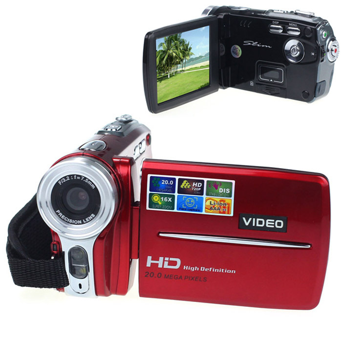 New 3 Inch TFT LCD 720P HD 20MP Digital Video Camcorder 16x Digital Zoom DV Camera
