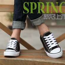 11colors canvas shoes low high style classic Canvas Shoes Lace up women men Sneakers lovers shoes