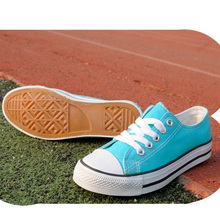 11colors canvas shoes low high style classic Canvas Shoes Lace up women men Sneakers lovers shoes