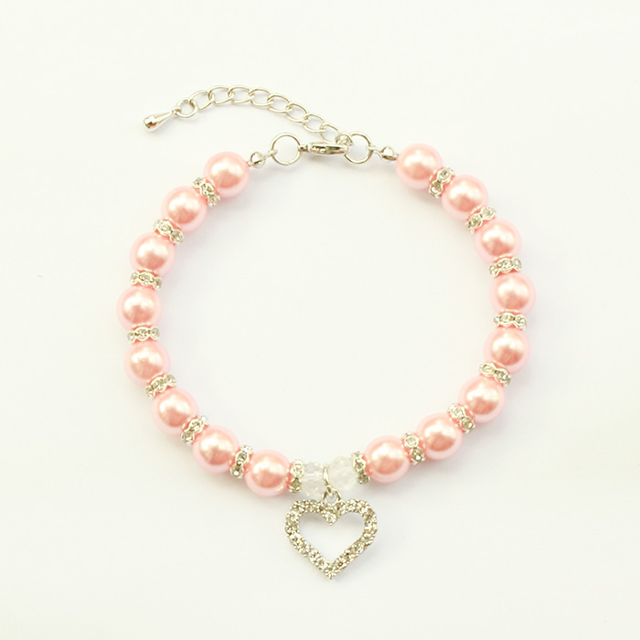 Armi store Handmade Pearl Dog Cat Jewelry Necklace 51001 Size L M S XS Pet Collar