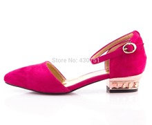 2014 new low heeled sandals women stop female students explosion models in Europe rhinestones tide mom