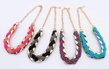 brand new fashion vintage bead choker necklace women jewelry bohemian pendant necklace wholesale