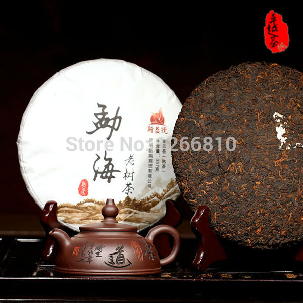 Yunnan China 357g PUER tea cooked Puer slimming tea health care organic natural food Compressed tea