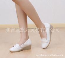 White genuine leather nurse shoes flat shoes women shoes professional shoes tendon size 35 ~ 42