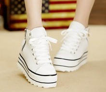 2014 Limited Real Freeshipping Massage Zapatos Mujer Women Shoes Sapatos Femininos Fashion Womens High Heeled Platform Sneakers