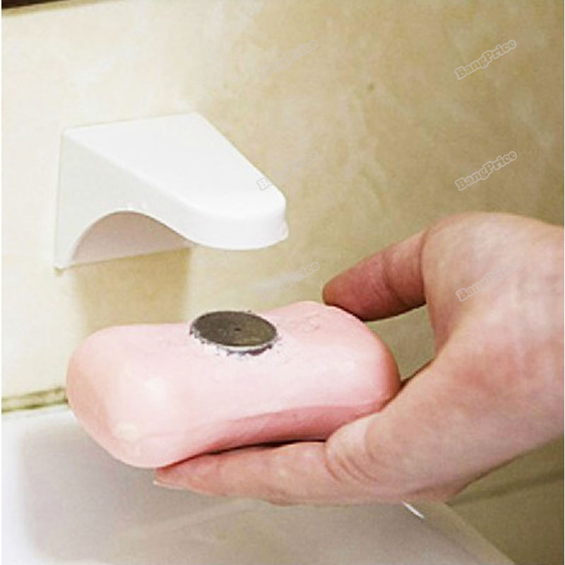 bestseller Prevent Rust Bathroom Attachment Magnet Soap Dish Holder Dispenser Adhesive 02 High Quality 