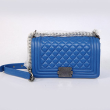 Luxury Brand COCO Paris CC Bag Leboy Women Genuine Leather Messenger Bag Sheepskin Handbag Middle Size