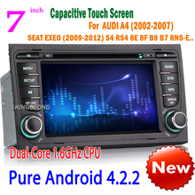 Dual-Core Pure Android 4.2.2 Car PC Stereo for AUDI A4 S4 RS4 8E 8F B9 B7 SEAT EXEO Car DVD Player GPS 3G Wifi OBD KS9784