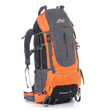 60L backpack outdoor climbing harness system stand shoulder bag sports bag 0962