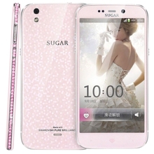 Original SUGAR SS129 MTK6589T Quad Core 5 0 inch 3G Android 4 2 Jewelry Smart Phone
