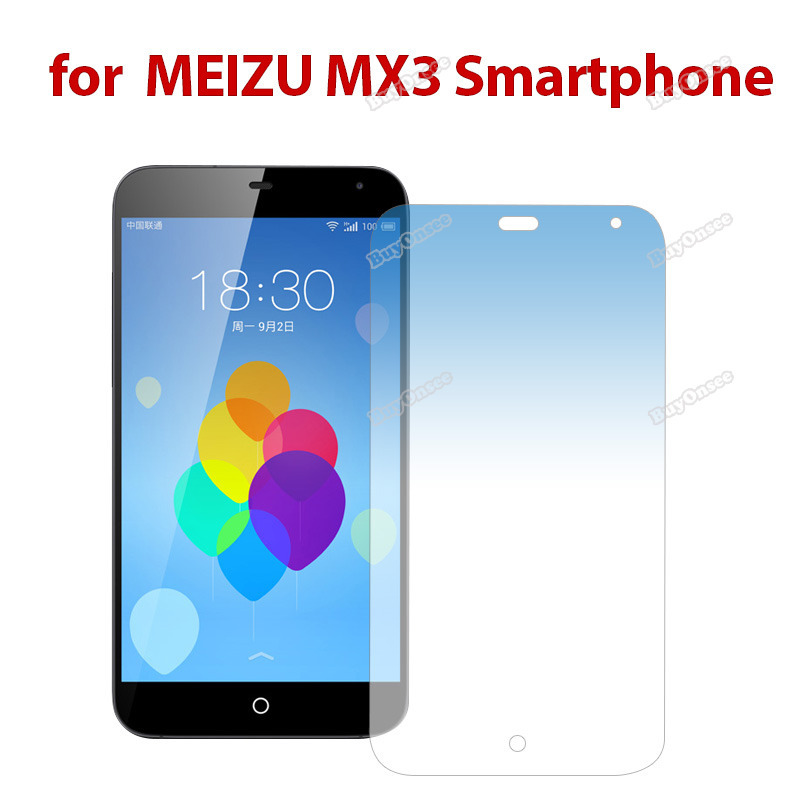 Wonderful happyshop New HD Clear LCD Screen Guard Shield Film Protector for MEIZU MX3 Smartphone High