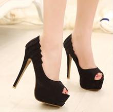 2014 Summer New arrive pumps women’s Sexy high-heeled shoes High sandals fish mouth shoes platform ultra high heels HeelsTH006