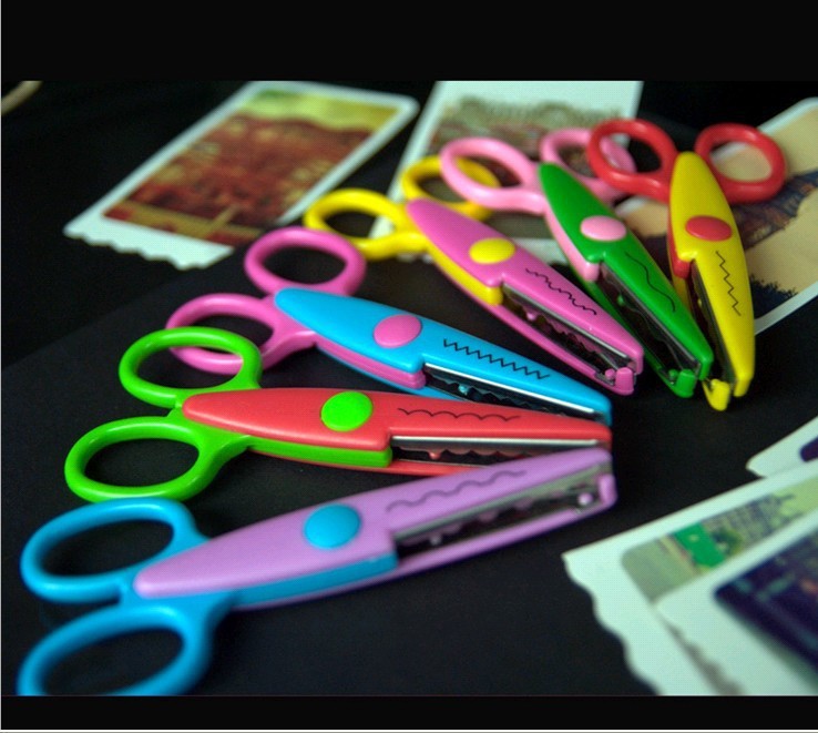 scissors paper shears scissors Pattern paper Decorative zig craft zag pinking Edged    craft