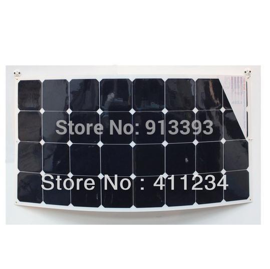 Купить 100W полу гибких фотоэлектрических солнечных батарей системы ...