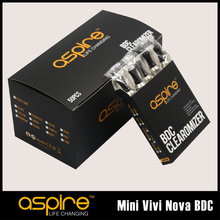 Electronic Cigarette Atomizer aspire mini vivi nova BDC Clearomizer 2ml e cigarette bottom dual coil Cartomizer