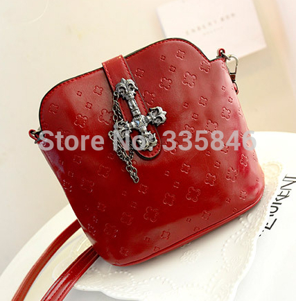 Restoring ancient ways the new cross embossed fashion female bag shoulder inclined across bucket bag fashion