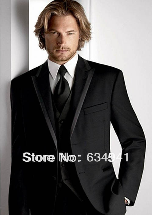 All Black Tuxedo Red Tie All Black Tuxedo Red Tie