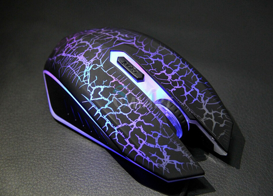 Купить новые 2400 dpi 6 кнопок проводной мыши игра игровой мыши ...