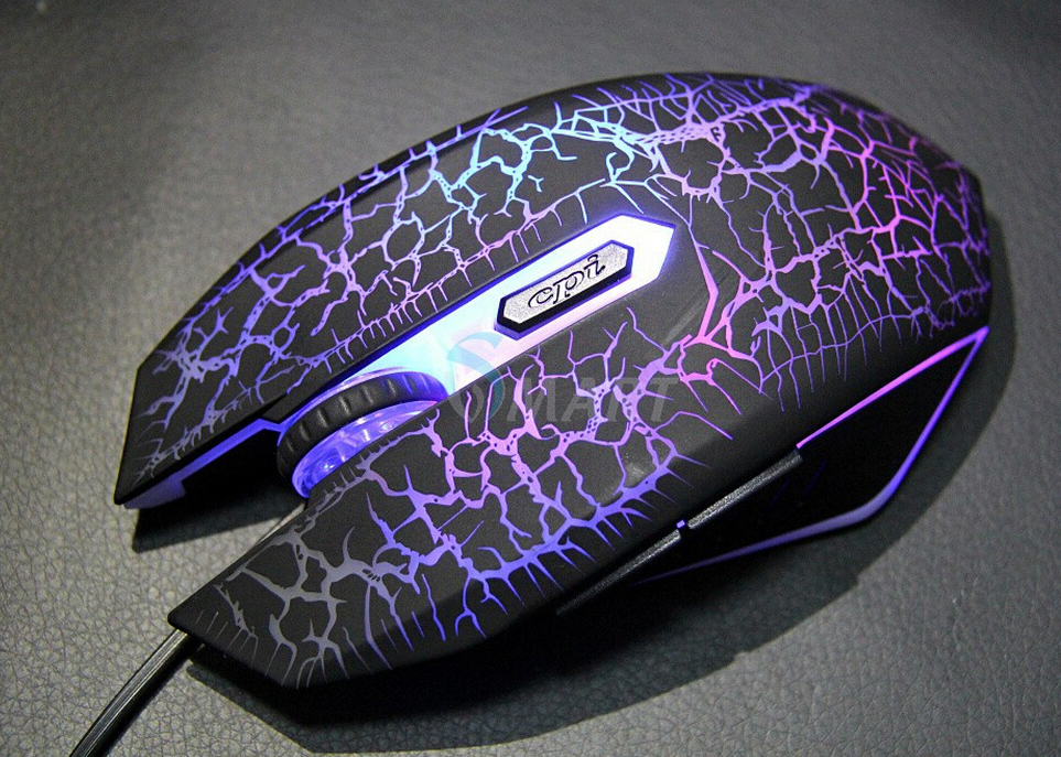 Купить новые 2400 dpi 6 кнопок проводной мыши игра игровой мыши ...