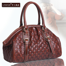 Free shipping EMS& DHL women’s high quality cowhide handbag fashion women’s genuine leather bag CLASSICAL PATTERNmessenger bags