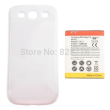 New Arrival 5300mAh NFC Mobile Phone Battery & White Cover Back Door for Sumsung Galaxy S III / i9300