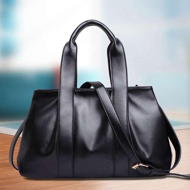 Hot leather bags women handbag 2014 fashion women leather handbags ruffle solid color women messenger bag