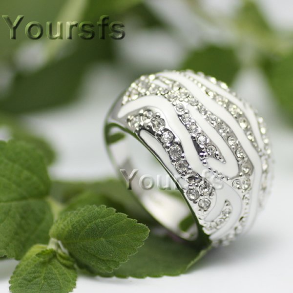American-Swiss-Wedding-Rings-Dubai-Silver-Plated-With-Austrian-Crystal ...