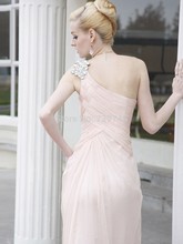New Style free shipping 2014 Pretty Exclusive Elegant Sleeveless Taffeta Sweetheart Apple Wedding Guest Prom dress