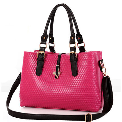 Plaid PU Leather Women Handbag New 2014 European Fashion Hot Sale 3 Layers Casual Ladies One