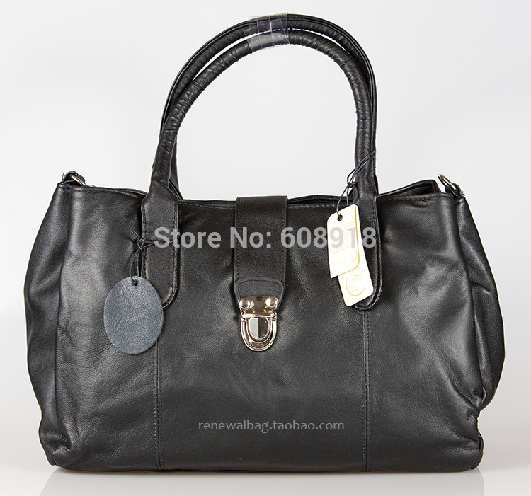 Free shiping Top Grade Pig Nappa Leather Bags Leather Bag Handbag Fashion Bag