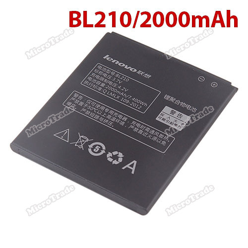 Checkfire Original Lenovo S820 Smartphone Rechargeable Lithium Battery 2000mAh BL210 3 7V Worldwide free shipping