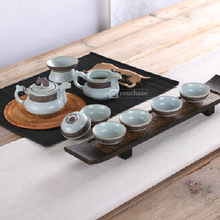 Ruyao tea set Genuine Ru porcelain creative different styles tea set ceramics teaset 1 pot 1