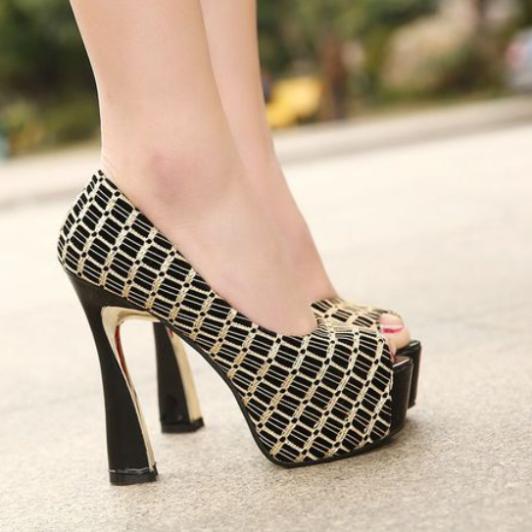 2014 Spring Summer brand New arrive pumps women s Sexy high heeled shoes fish mouth ultra
