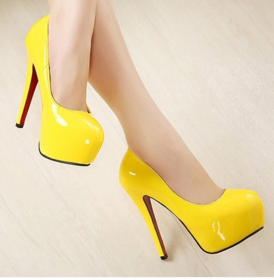 2014 Spring Summer brand New arrive pumps women s Sexy high heeled shoes thin heel ultra