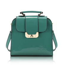2014 Hot New Style Fashion Women’s Handbag charms shoulder bags messenger bag female shining leather Bags B025