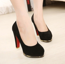 2014 Spring Summer brand New arrive pumps women’s Sexy high-heeled shoes chunky heel high-heeled wedding shoes TH154